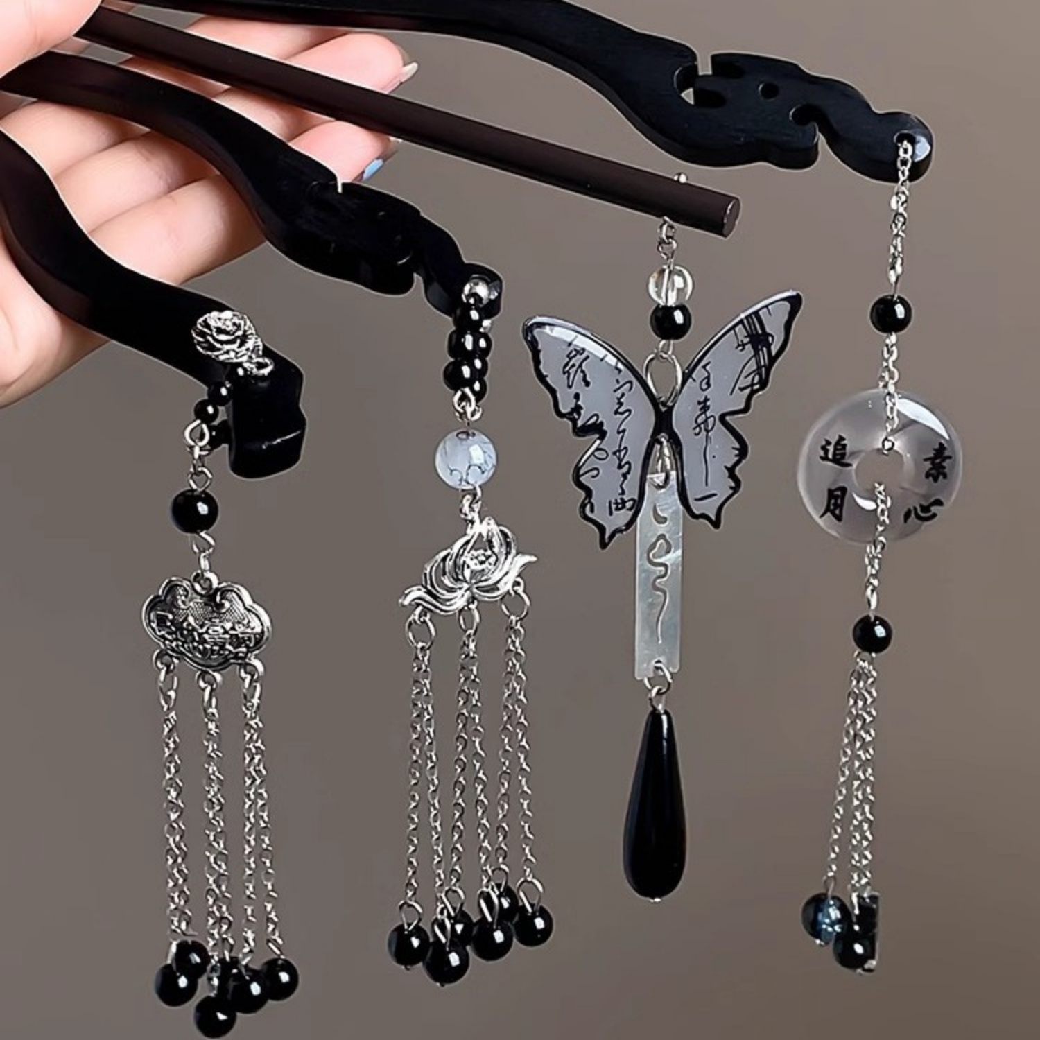หรูหราไม้พู่ Hairpin สําหรับผู - Art Craft Shop บทวิจารณ์และราคา