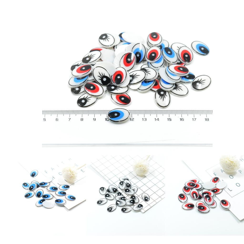 ดวงตาการ์ตูนรูปวงรีแบน พลาสติก - Art Craft Eyes บทวิจารณ์และราคา