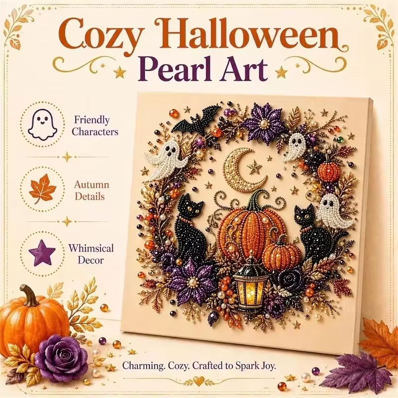 ชุดงานศิลปะไข่มุกผีฮาโลวีนสำหร - Art Craft Adult บทวิจารณ์และราคา