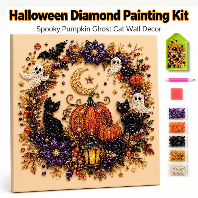 ชุดงานศิลปะไข่มุกผีฮาโลวีนสำหร - Art Craft Adult บทวิจารณ์และราคา
