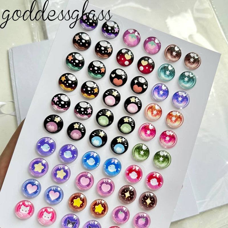 ดวงตาตุ๊กตาการ์ตูนแก้ว ลายหัวใ - Art Craft Eyes บทวิจารณ์และราคา