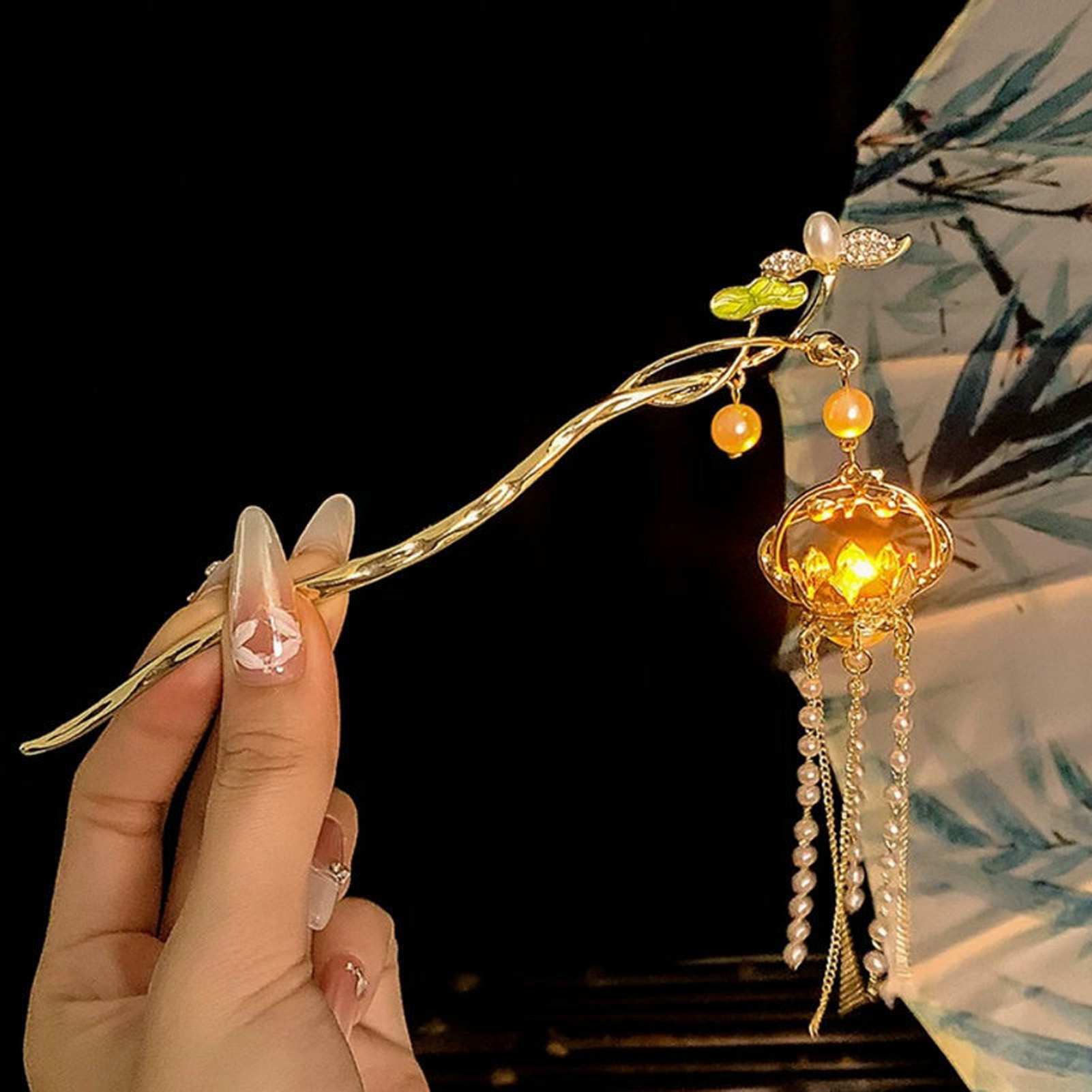 กิ๊บติดผมรูปดอกไม้เรืองแสง กิ๊ - Art Craft Shop บทวิจารณ์และราคา