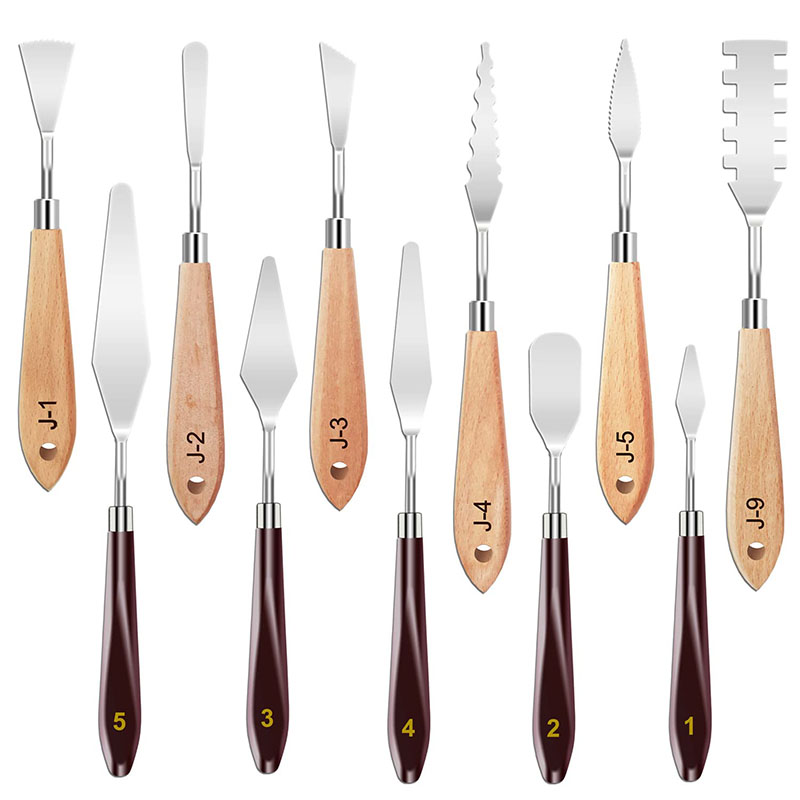 ชุดมีดวาดภาพ 11 ชิ้น ทำจากสแตน - Painting Knife Palette บทวิจารณ์และราคา