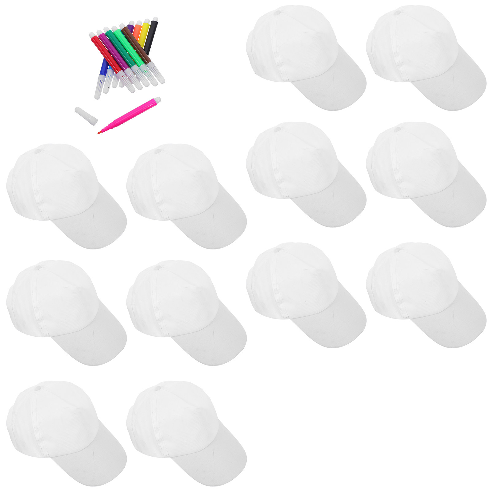 ชุดหมวกเบสบอลเด็กสีขาวล้วน หมว - Art Craft Toddler บทวิจารณ์และราคา