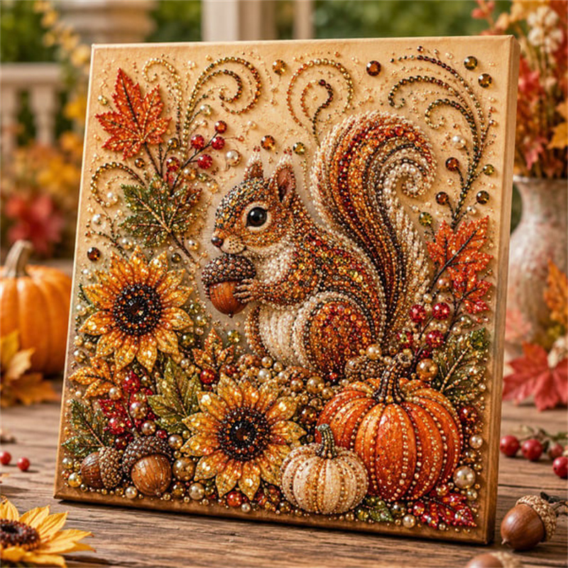 ชุดภาพวาดเพชรลายฤดูใบไม้ร่วง ช - Art Craft Adult บทวิจารณ์และราคา