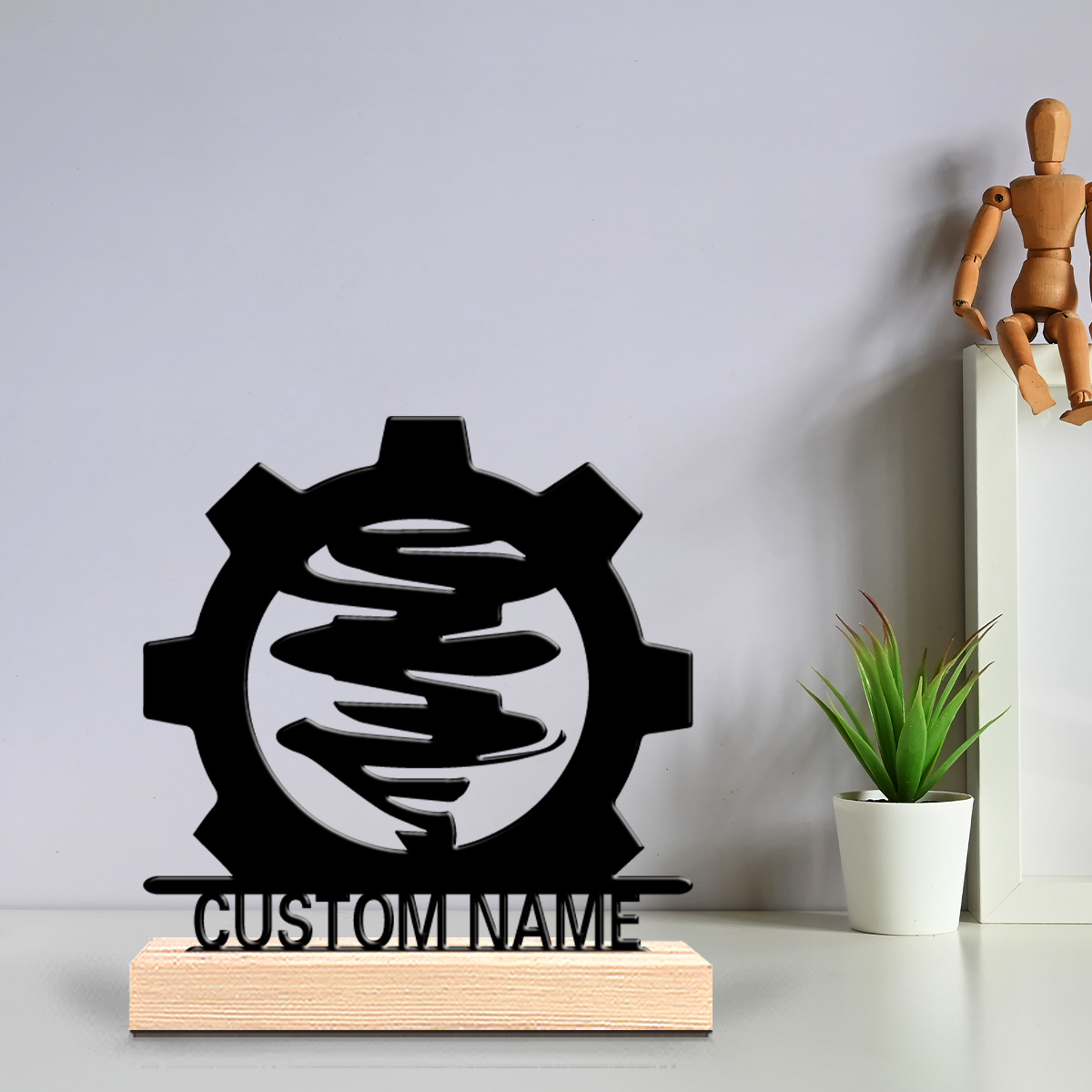 ของตกแต่งโลหะรูปทรงเกียร์ทอร์น - Art Craft Wood บทวิจารณ์และราคา