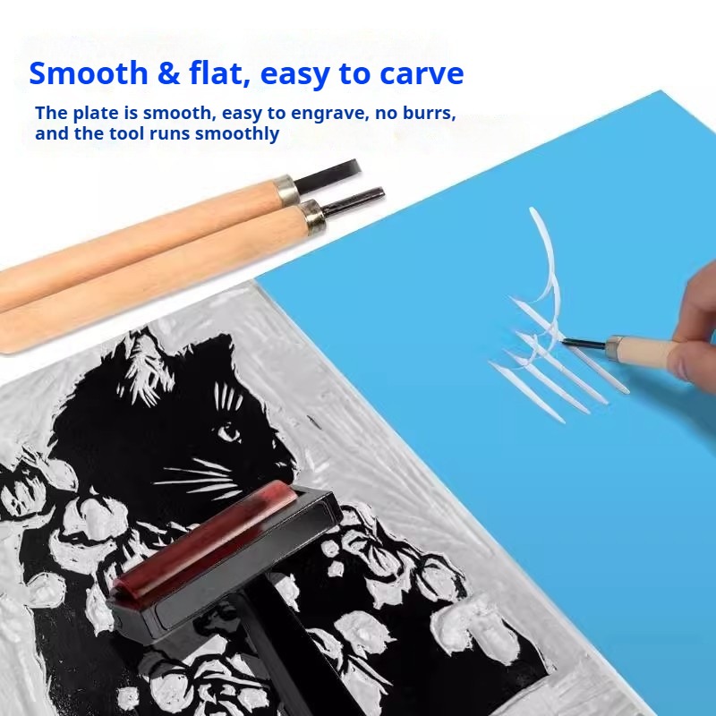 แผ่นยางแกะสลัก 3 มม./5 มม. ขนา - Lino Printing Block บทวิจารณ์และราคา