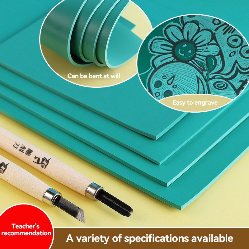 แผ่นยางแกะสลัก 3 มม./5 มม. ขนา - Lino Printing Block บทวิจารณ์และราคา