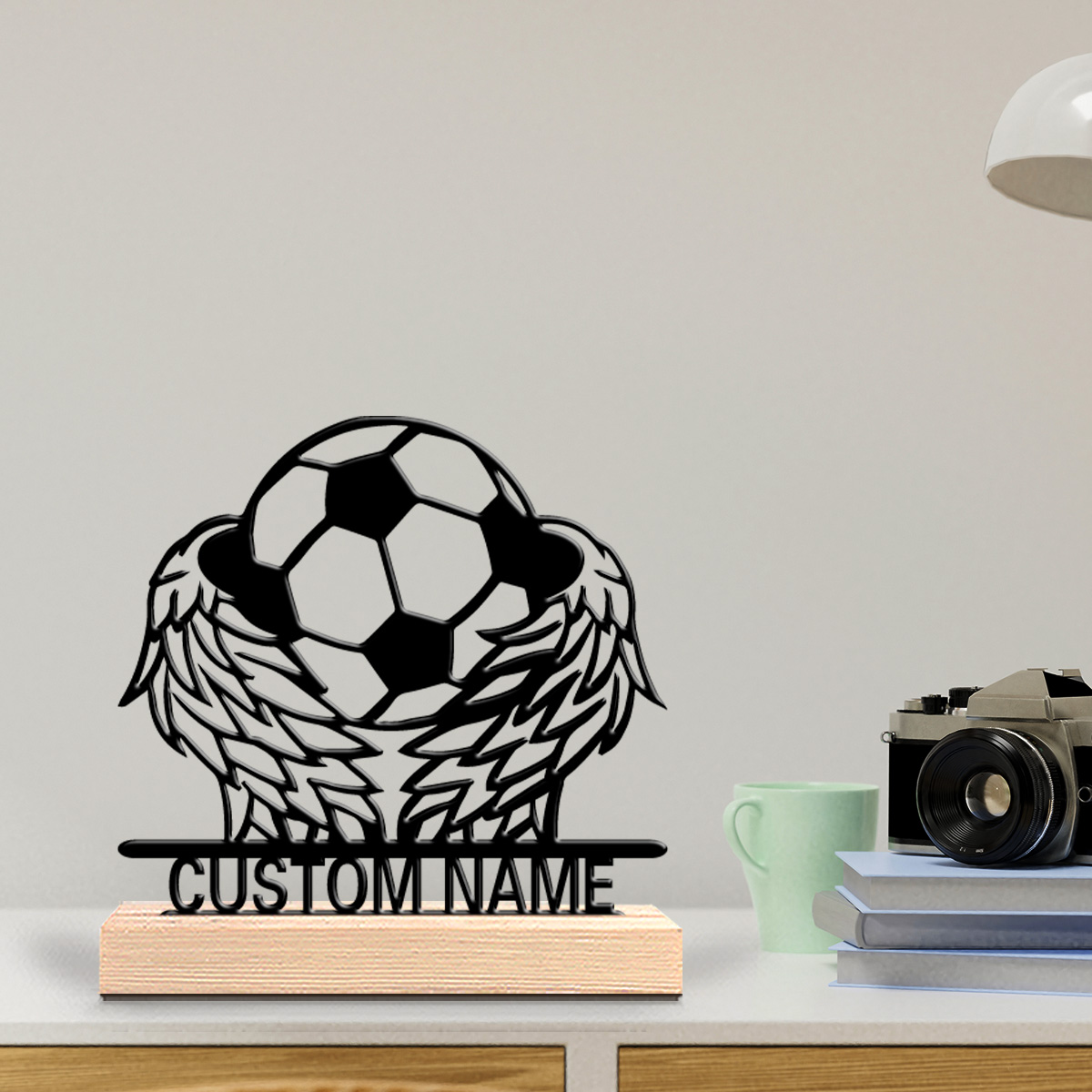 ของตกแต่งโลหะรูปปีกฟุตบอลพร้อม - Art Craft Wood บทวิจารณ์และราคา
