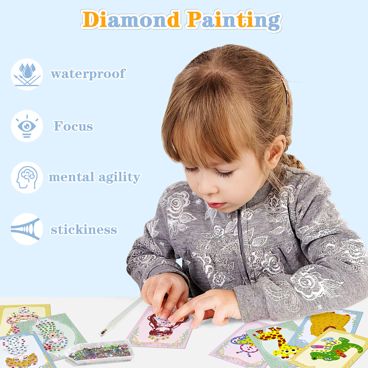 ชุดอุปกรณ์งานฝีมือ DIY 16 ชิ้น - Art And Craft Numbers บทวิจารณ์และราคา