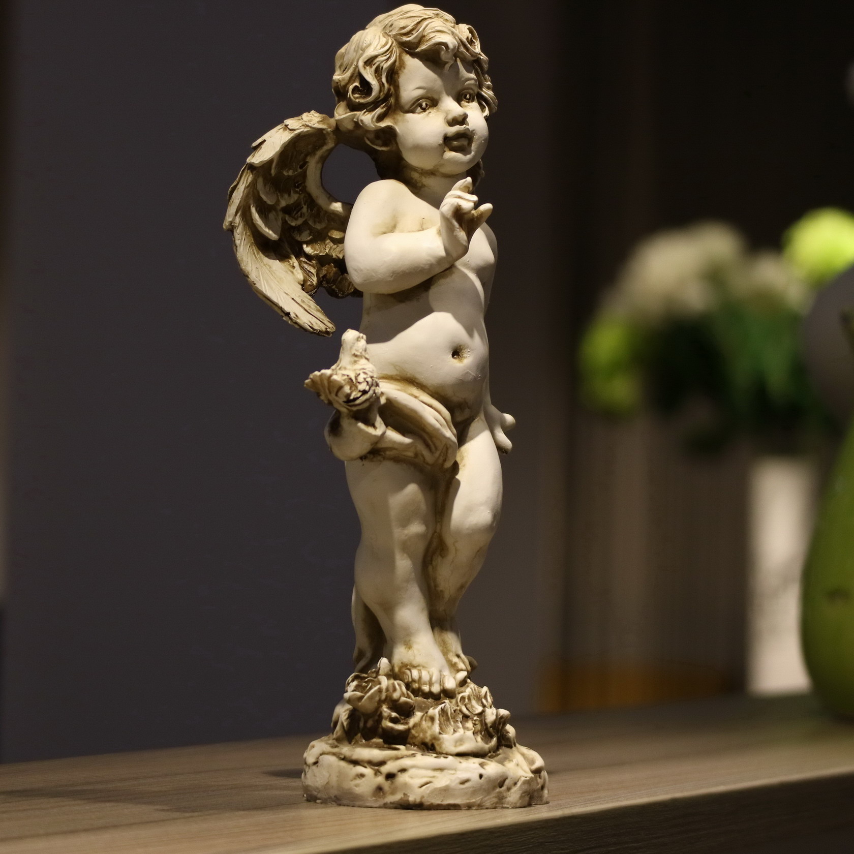 รูปปั้นนางฟ้าเรซิ่นสไตล์เรโทร  - Unique Art Craft บทวิจารณ์และราคา