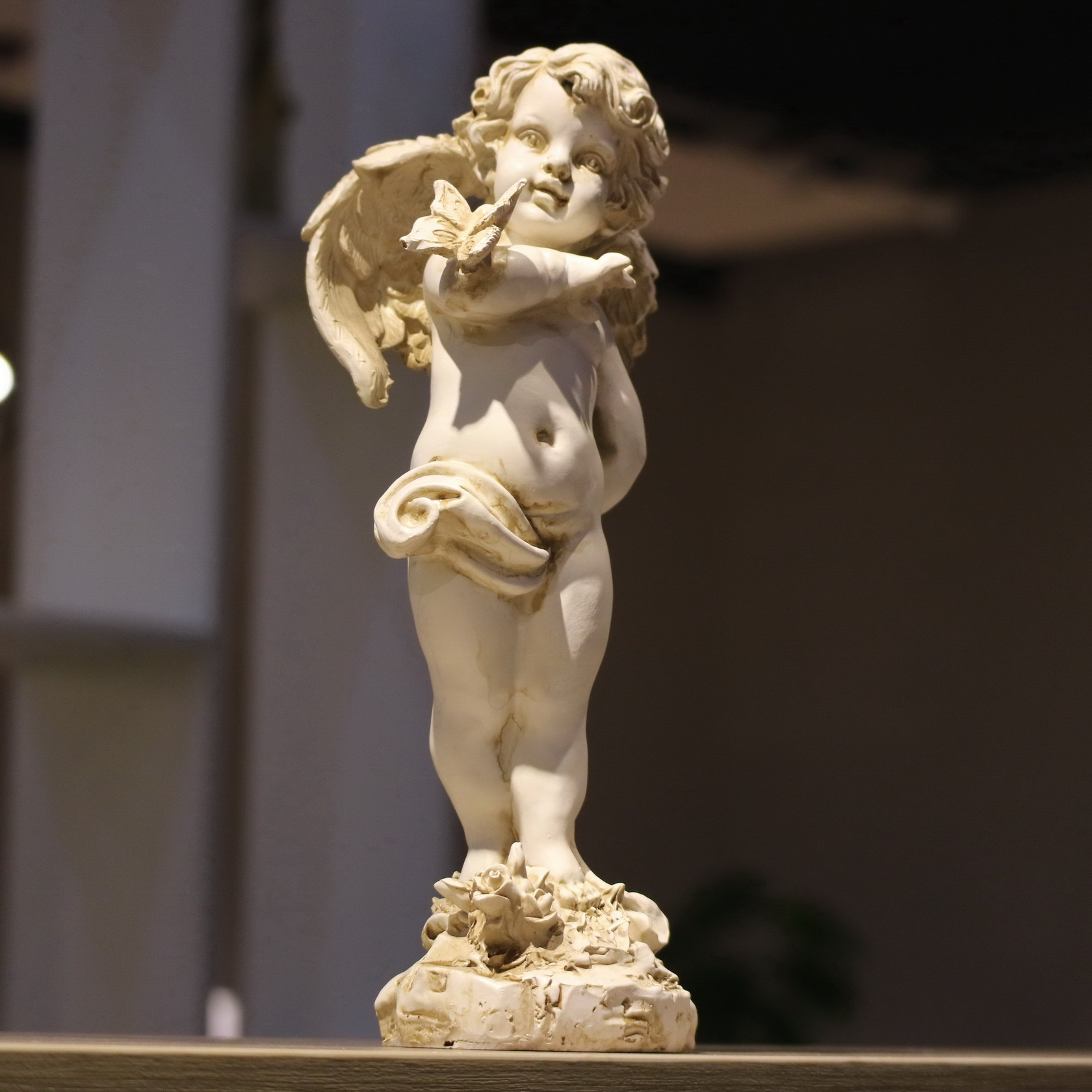 รูปปั้นนางฟ้าเรซิ่นสไตล์เรโทร  - Unique Art Craft บทวิจารณ์และราคา