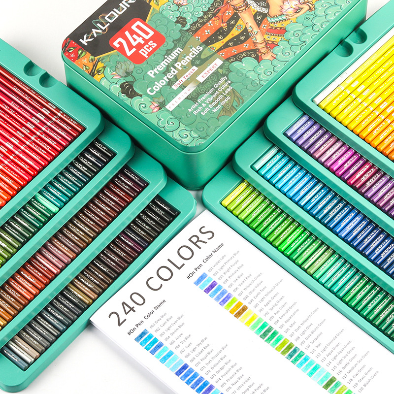 ชุดดินสอสี KALOUR 240 สี พร้อม - Colored Pencil Professional บทวิจารณ์และราคา