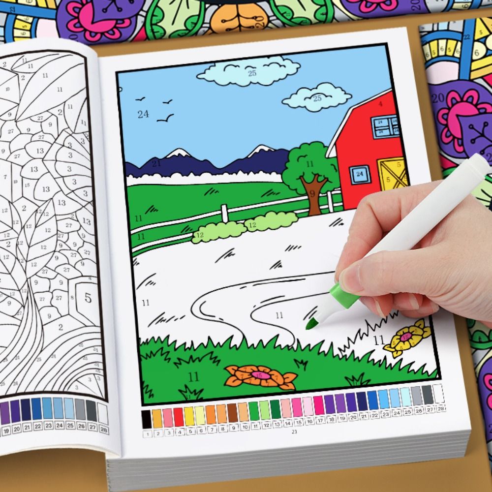 สมุดระบายสีตามตัวเลข DIY ระบาย - Art And Craft Numbers บทวิจารณ์และราคา