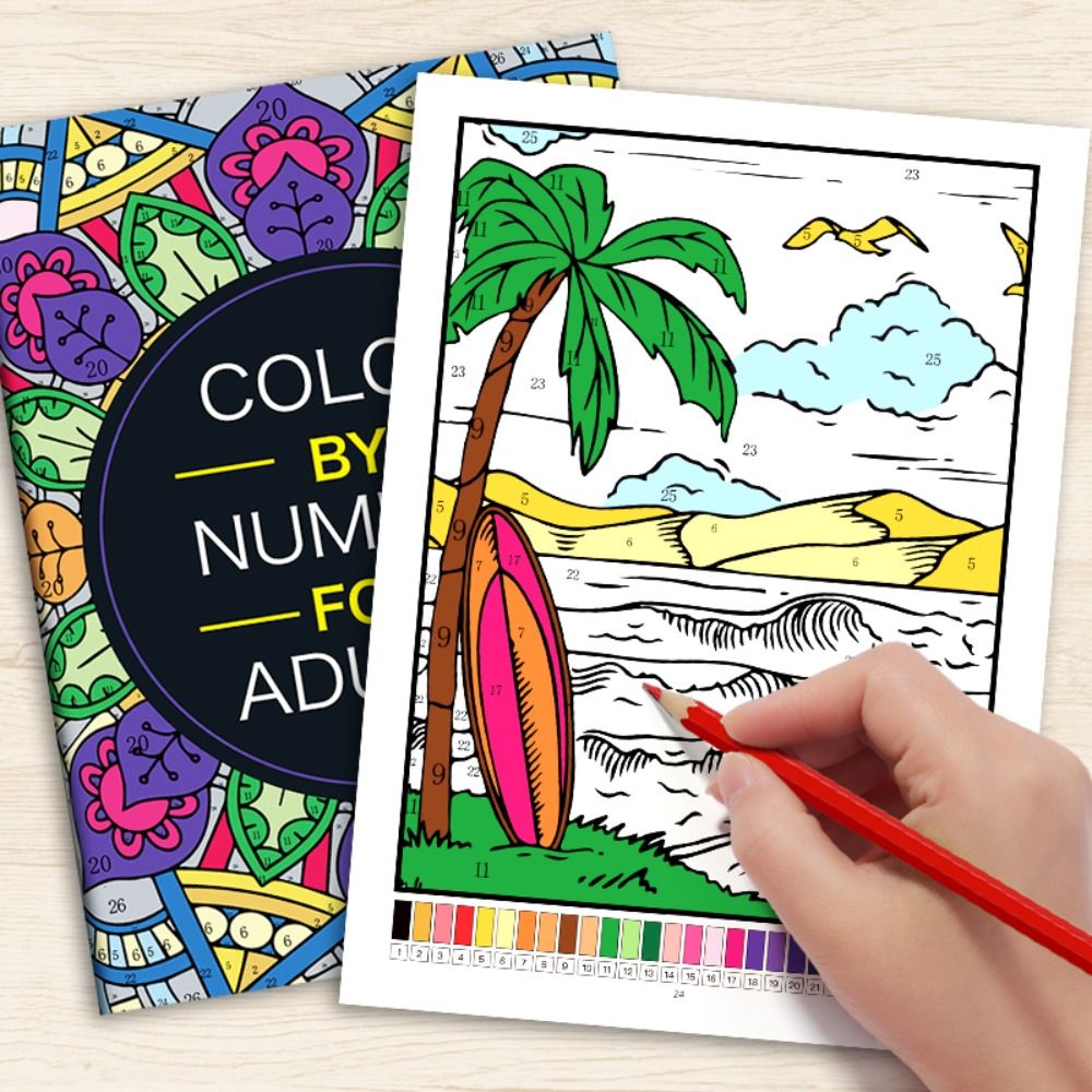 สมุดระบายสีตามตัวเลข DIY ระบาย - Art And Craft Numbers บทวิจารณ์และราคา