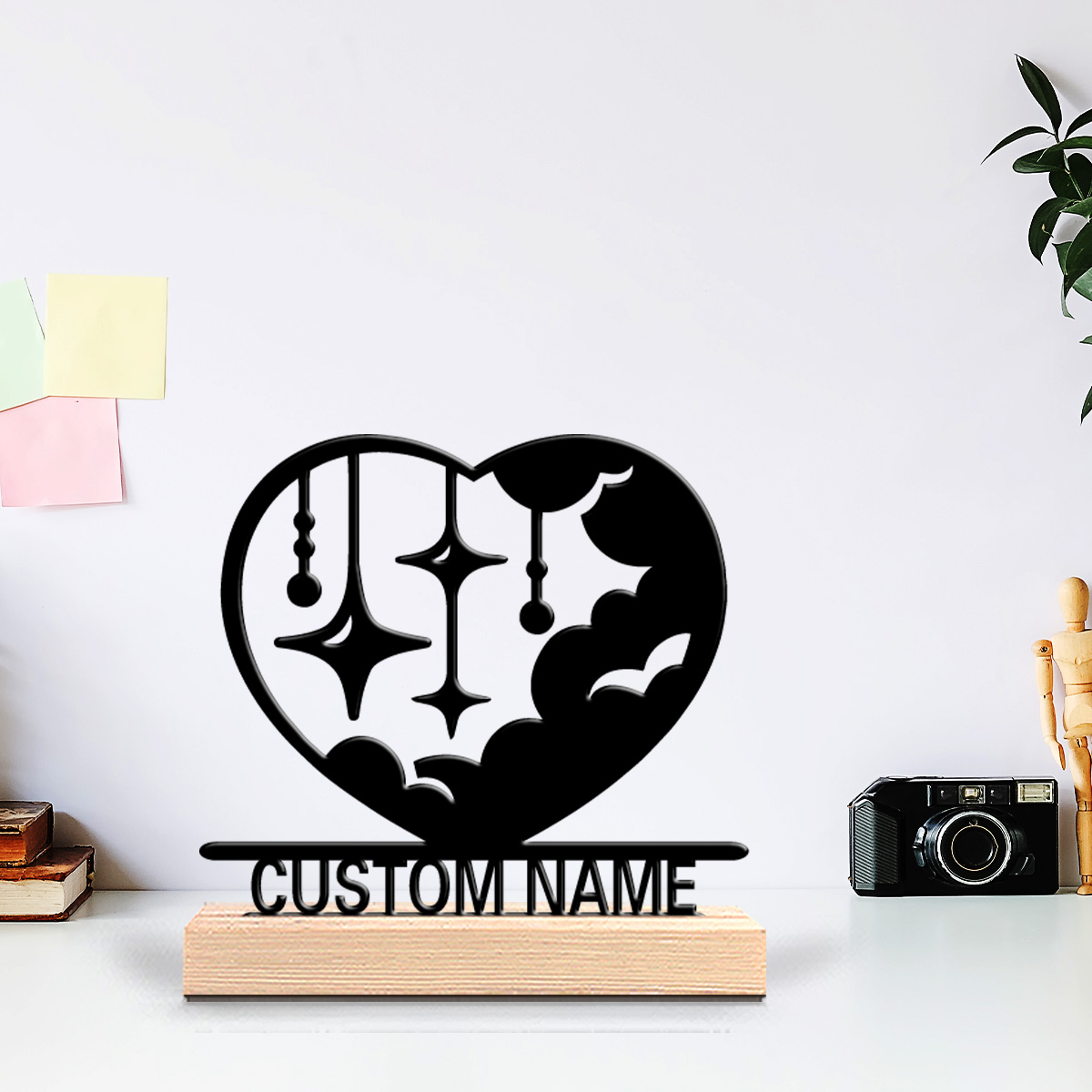งานศิลปะโลหะรูปเมฆรัก 1 ชิ้น ต - Art Craft Love บทวิจารณ์และราคา