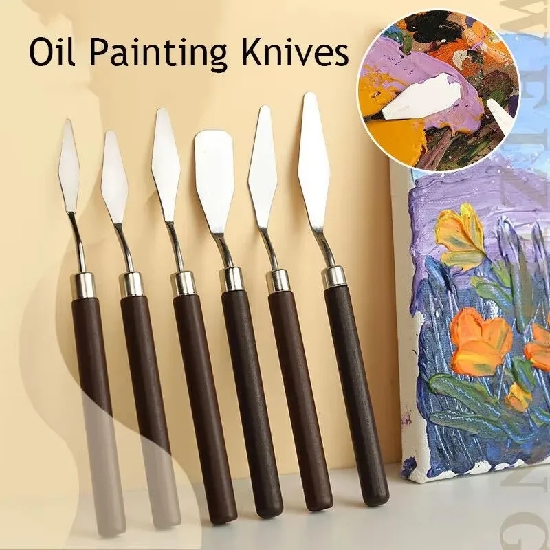 1/2 ชุด มีดสแตนเลสสำหรับงานศิล - Painting Knife Palette บทวิจารณ์และราคา