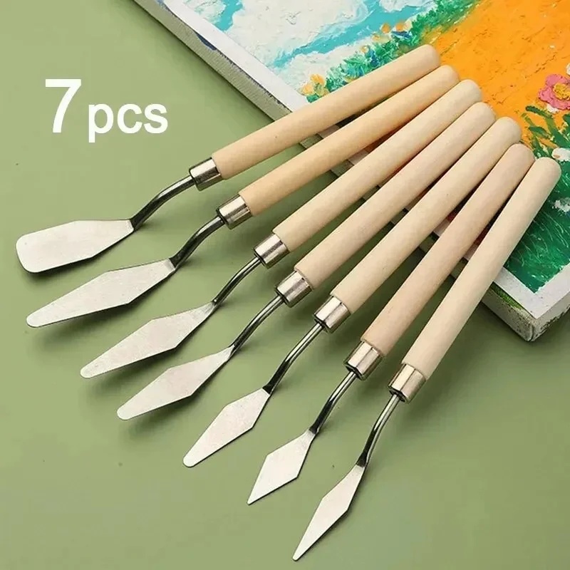 1/2 ชุด มีดสแตนเลสสำหรับงานศิล - Painting Knife Palette บทวิจารณ์และราคา