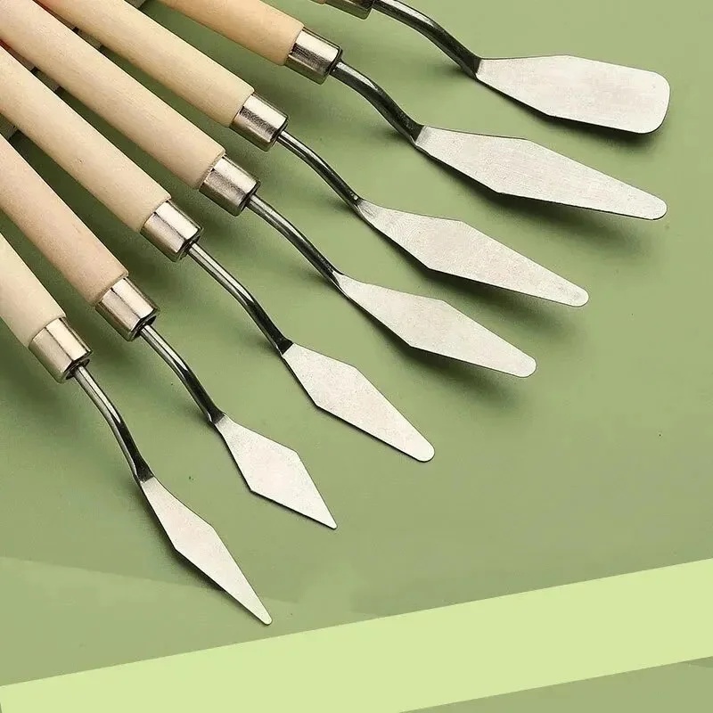 1/2 ชุด มีดสแตนเลสสำหรับงานศิล - Painting Knife Palette บทวิจารณ์และราคา