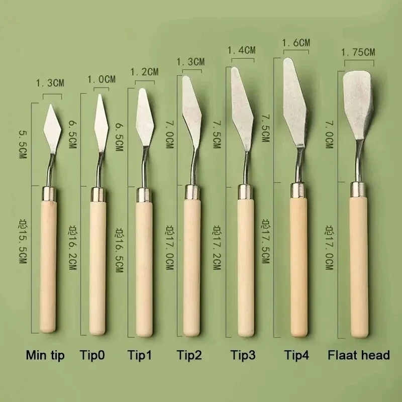 1/2 ชุด มีดสแตนเลสสำหรับงานศิล - Painting Knife Palette บทวิจารณ์และราคา