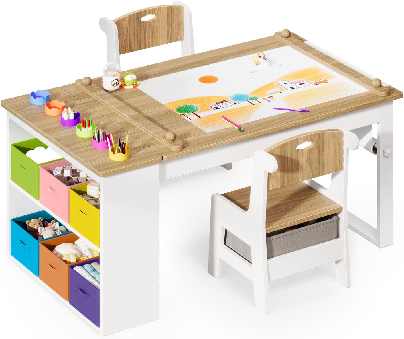 โต๊ะและเก้าอี้ศิลปะสำหรับเด็ก  - Art Craft Toddler บทวิจารณ์และราคา
