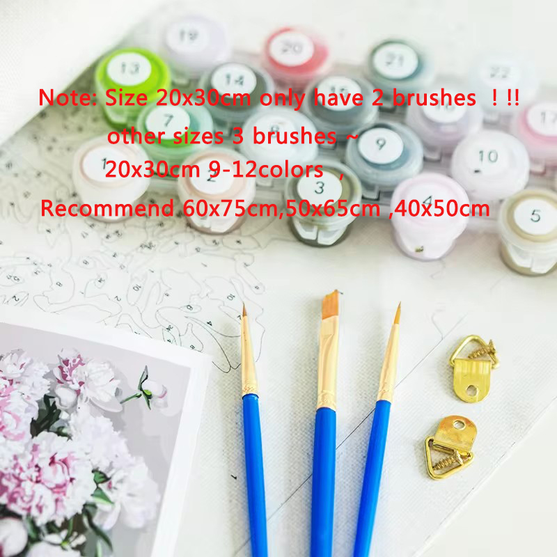 Gatyztory ภาพวาดขนาด40X50ซม. โ - Art And Craft Numbers บทวิจารณ์และราคา