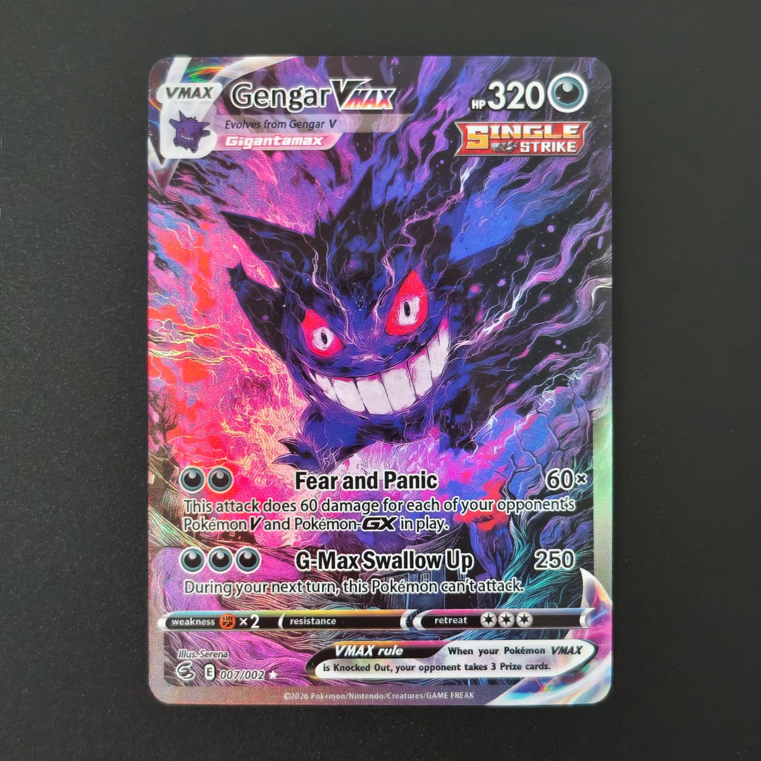 การ์ดสะสม DIY Gengar VMAX 007/ - Art Craft Games บทวิจารณ์และราคา