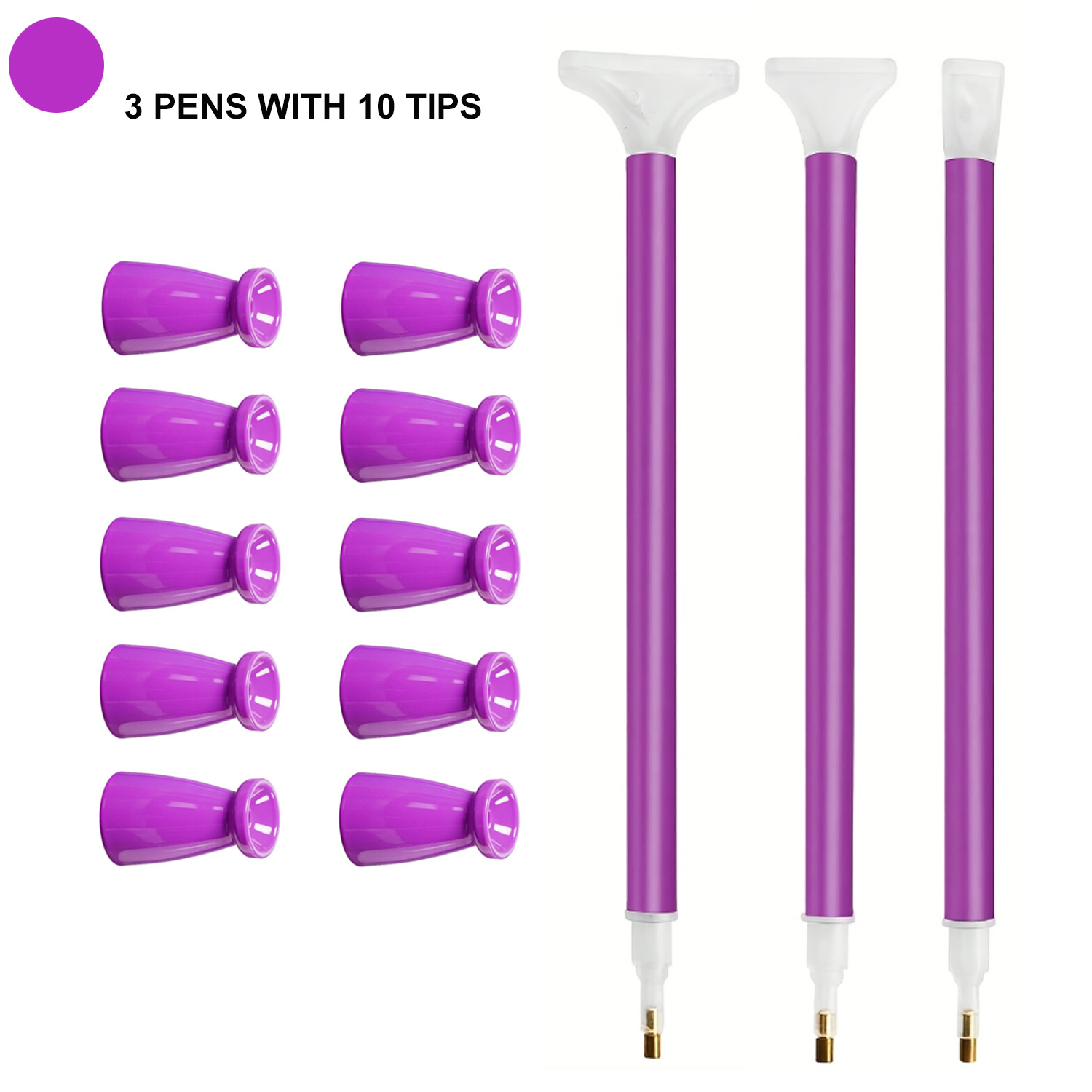ชุดปากกาเพชร 10 หัวซิลิโคน & 3 - Art Craft Shop บทวิจารณ์และราคา