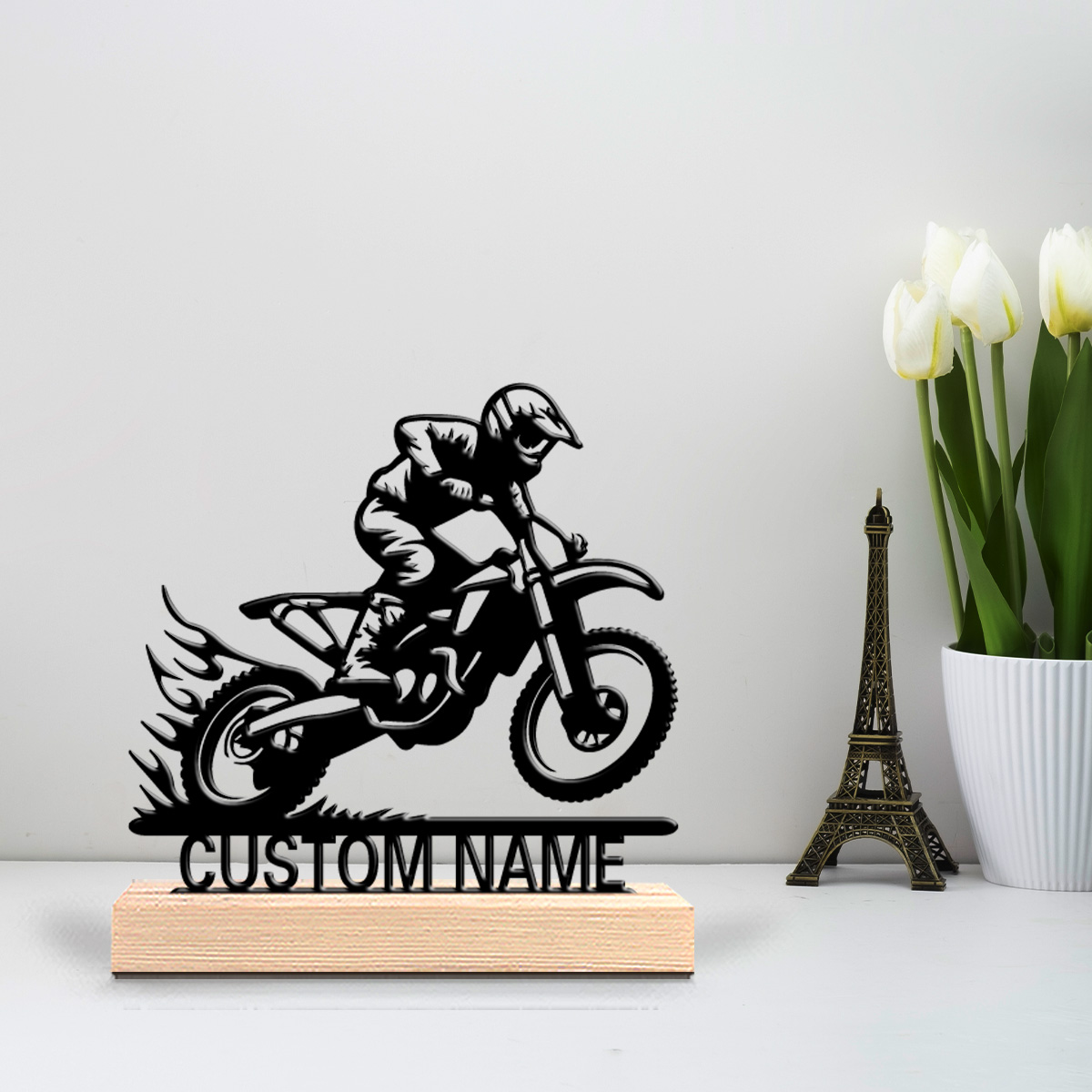รูปปั้นโลหะรูปนักขี่มอเตอร์ไซค - Art Craft Wood บทวิจารณ์และราคา