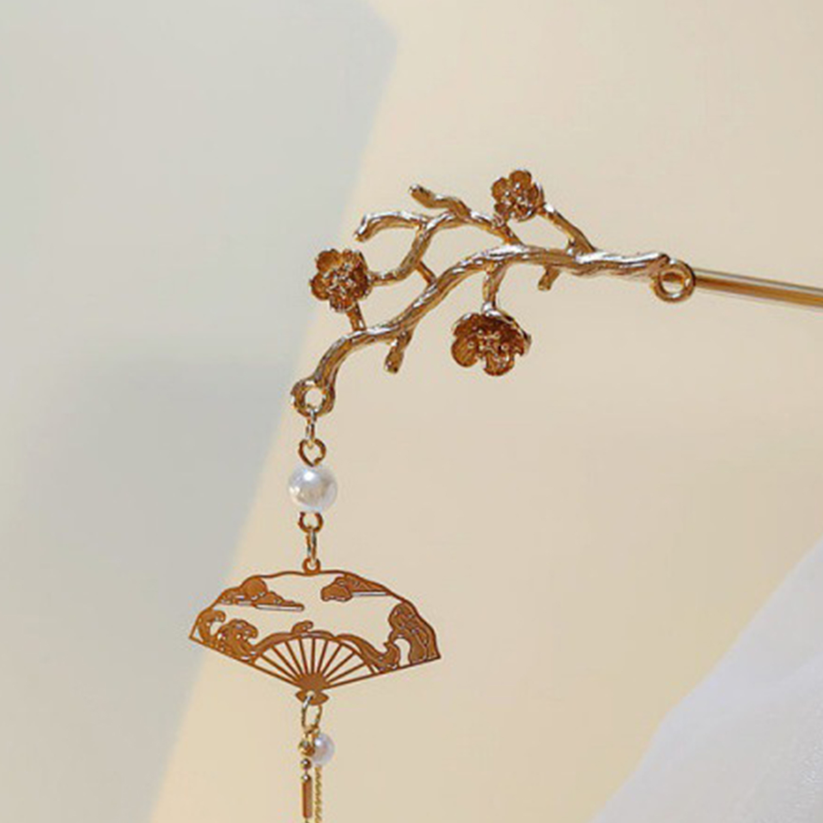 Retro ดอกไม้พู่ Hairpin สําหรั - Art Craft Shop บทวิจารณ์และราคา