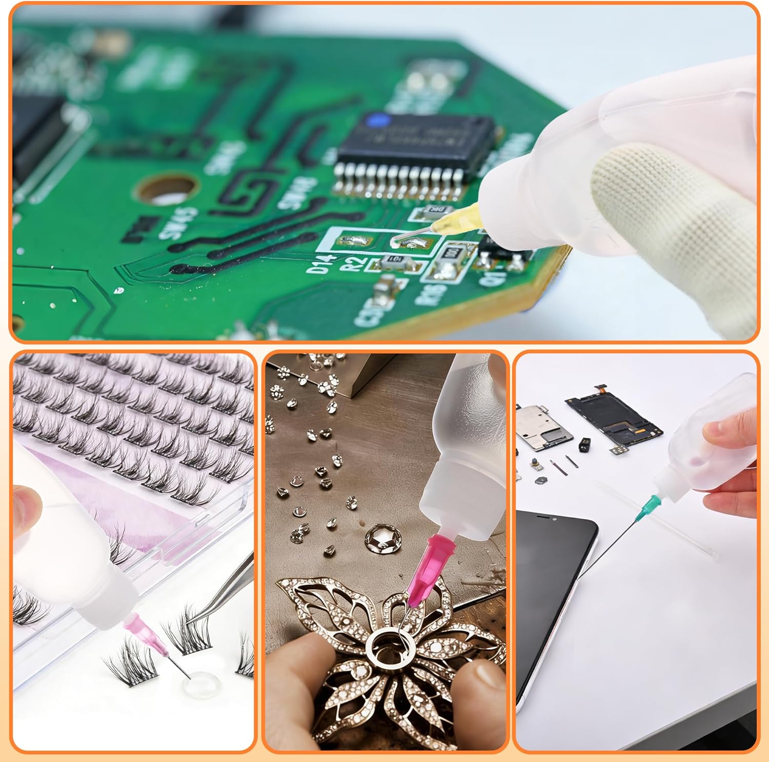ชุดขวดบีบปลายเข็มแบบแม่นยำ 6 ช - Art Craft Material บทวิจารณ์และราคา