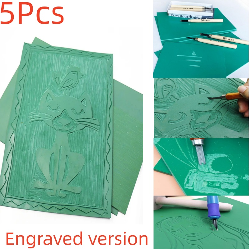 ชุดอุปกรณ์ทำตรายางสำหรับงานพิม - Lino Printing Block บทวิจารณ์และราคา
