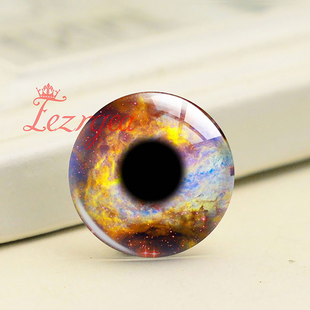 กระจกคาโบชองทรงแบนลายดวงตาไอริ - Art Craft Eyes บทวิจารณ์และราคา